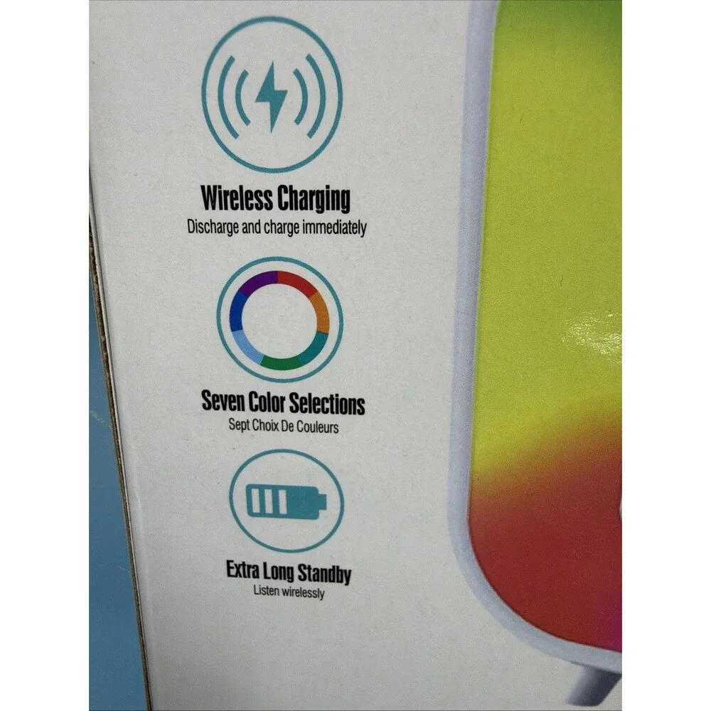 Wireless Charging Speaker G3mini RGB Lighting Alarm Clock Sound Machine